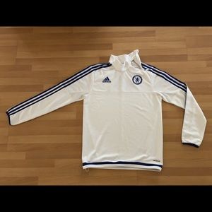 Chelsea FC Adidas warmup track jersey Small